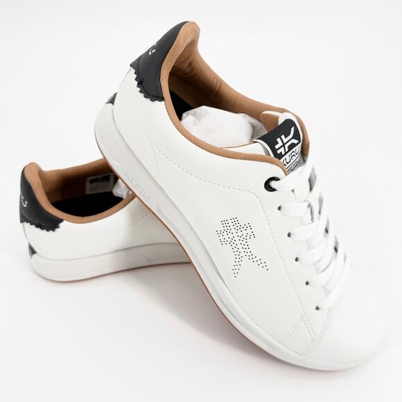 Kuru Shoes - KURU ROAM Women 9 White Leather Sneaker Comfort Orthopedic Plantar Fasciitis NIB